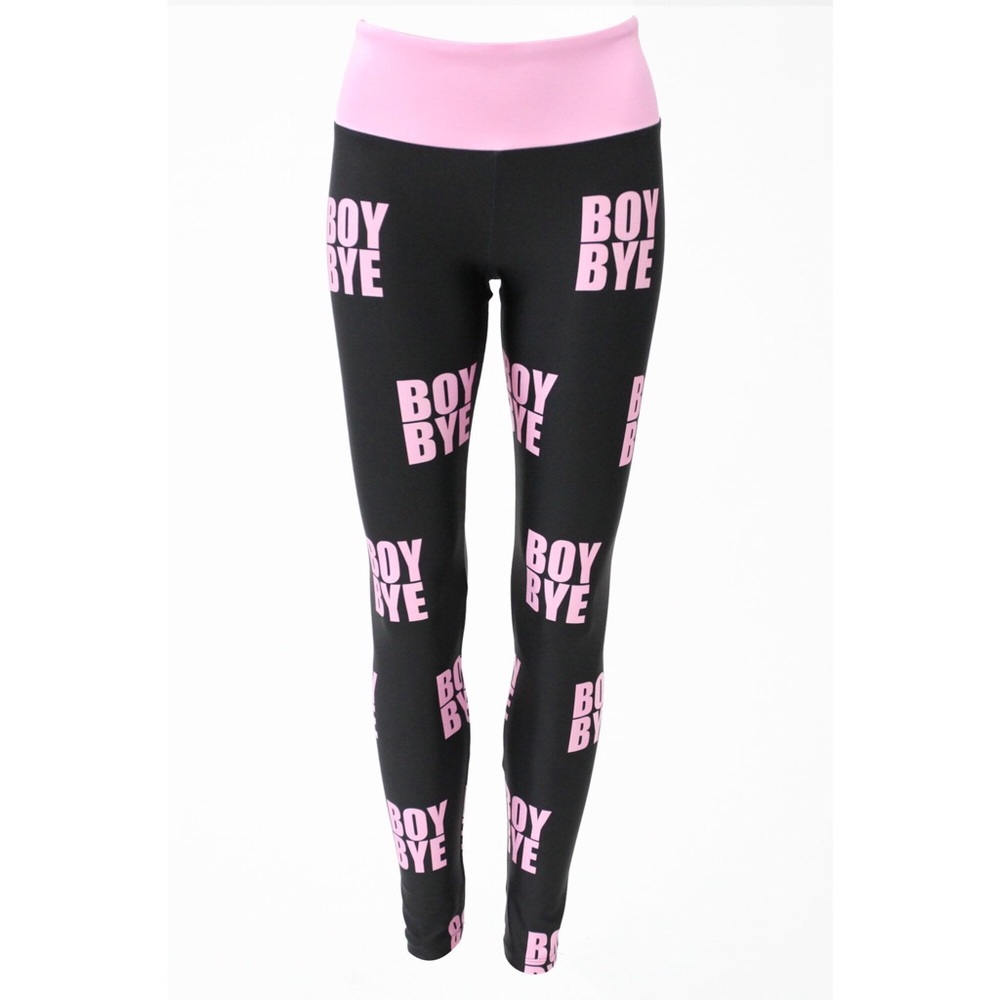 Goldsheep Beyonce BOY BYE Capri length leggings